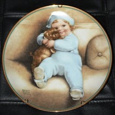 ASSIETTE BY BESSIE PEASE GUTMANN EN PORCELAINE