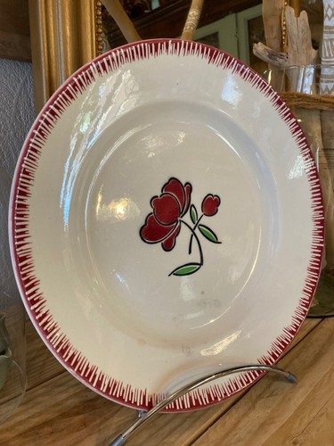 Grand plat rond porcelaine - grand,