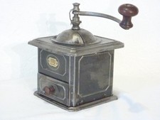 ART POPULAIRE / Moulin à café ancien "GOLDENBERG"' en fer (tôle d'acier) / Colle