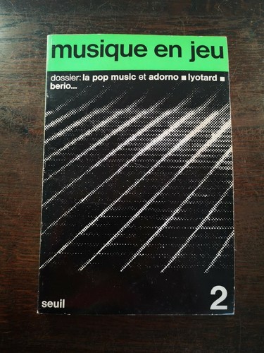 Vintage musique jeu numéro - en,