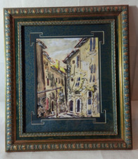 CADRE CONTEMPORAIN SOUS VERRE