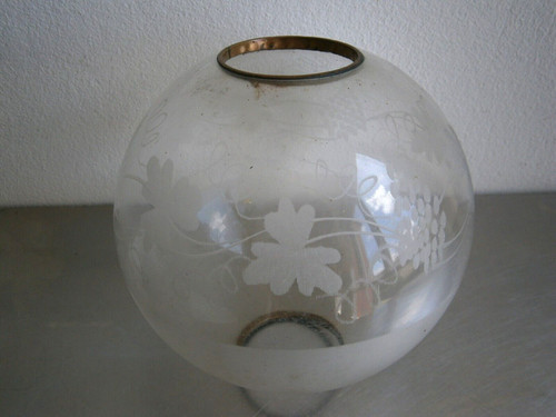 Globe diffuseur cristal gravé - globe,