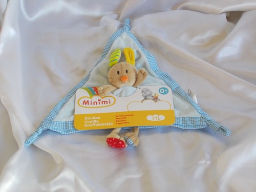 Doudou lapin lapin bleu