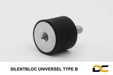 SILENTBLOC CAOUTCHOUC UNIVERSEL TYPE B ( ∅10 à ∅100 mm )
