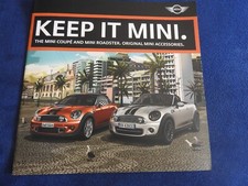 catalogue accessoires mini coupé  / mini roadster /  john cooper works 2012 GB