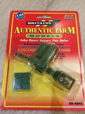 Presse à Balles John Deere au 1/64 Ème, Engin Agricole Britains Square Hay Baler