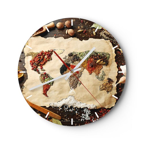 Horloge murale verre - murale, en