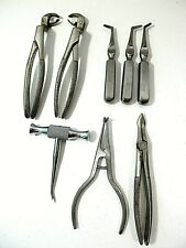 Lot de 8 outils de dentiste en
