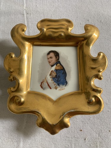 Miniature porcelaine dorée - miniature,