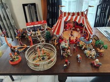 gros lot grand chapiteau de cirque playmobil 4230 4231 4232 4233 4234