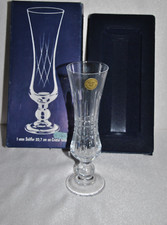 ? CRISTAL D'ARQUES France vase taillé Soliflor 20,7 Cm JG Durand 24% Plomb