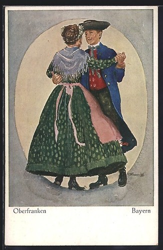 Carte postale couple - , de