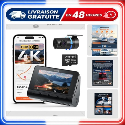 Dashcam 70mai a800se double - a800se,