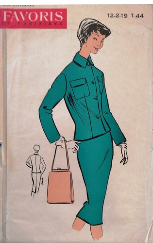 Patron vintage tailleur veste - tailleur,