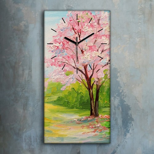 Horloge murale sur - toile, 30x60