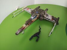 star wars X-WING luke sur dagobah avec dragonsnake 50cmx48x11