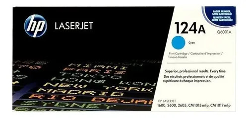 Toner q6001a 124a cyan - 🔵,