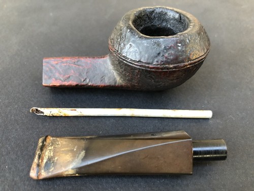 Ancienne pipe bois - en,