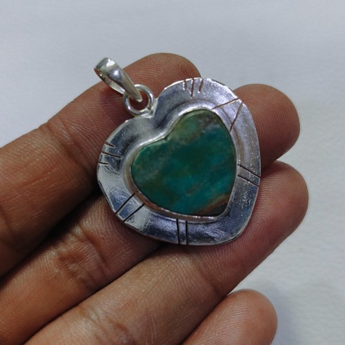 Pendentif argent pierre - argent,,