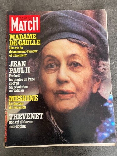 Paris match 1539 - match, 26/11/1978
