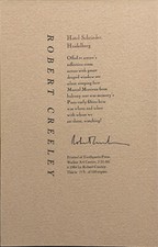 Robert Creeley / Hotel