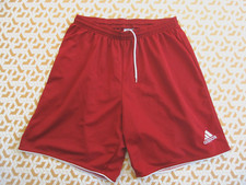 Short Adidas Football année 2015 Rouge Polyester 90'S vintage Homme - L