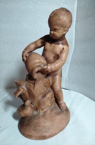 Sculpture cherubin versant - sculpture,