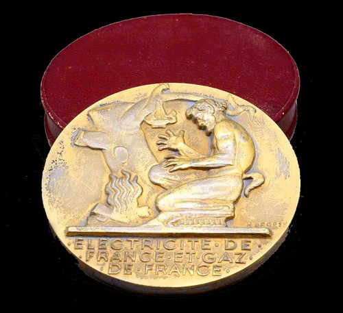 Médaille edf gdf hamelin - mÉdaille,