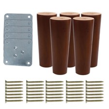 5" Rond Bois Meuble Jambe