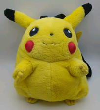 Pokémon Pikachu Sac À Dos Peluche Officielle avec poche, Bon État, Environ 30cm