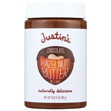 Beurre De Noix Hazelnut Chocolat Nt 16 Oz (Caisse De 6) Par Justin's