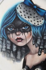 Tableau Portrait Femme Huile