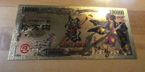 Gintama anime gold - billet, fan
