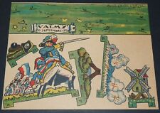 CHROMO DECOUPAGE 1920-1930 PHOSPHATINE FALIERES VALMY 1792 ILL. CHAMBRELENT