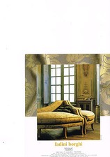 PUBLICITE advertising  2000   FADINI BORGHI  BOUSSAC  meubles tissus
