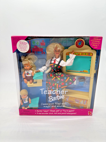 Barbie 1995 teacher fabriqué - barbie,