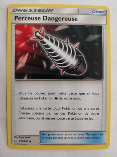 Carte pokemon perceuse - carte,