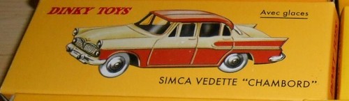 Boite dinky toys vide - dinky, simca