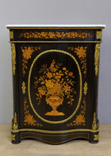 Meuble Boulle galbé époque