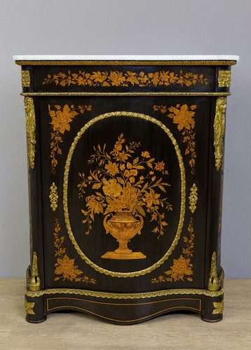 Meuble boulle galbé époque - boulle,