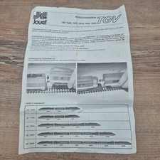 Jouef HO Notice Manuel D'utilisation TGV Vintage Modelisme Ferroviaire