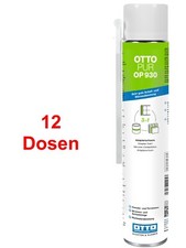 12x Ottopur OP930 750ml 1 Mousse Isolante Mousse de Construction Montage Mousse
