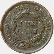 #1043 - United States of America One Cent 1817 QUALITE RARE  - FACTURE