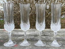 4 Flûtes à champagne Cristal