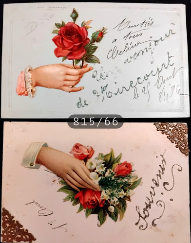 815 2 cartes postales - n°815/66,