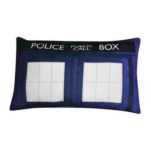 Coussin peluche tardis - en,