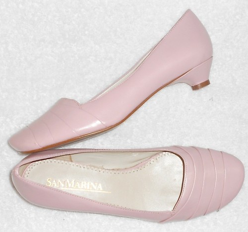 San marina escarpins cuir - san, rose