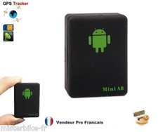 Traceur gps gsm gprs portable secours sos quadri-band mini espion micro tracker 