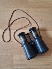 SUPERBE Anciennes jumelles de théâtre télescopique en métal & cuir Iris Paris ✨