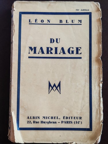 Léon blum mariage - blum,